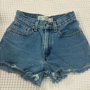 Levi's Classic Blue Jean Shorts
